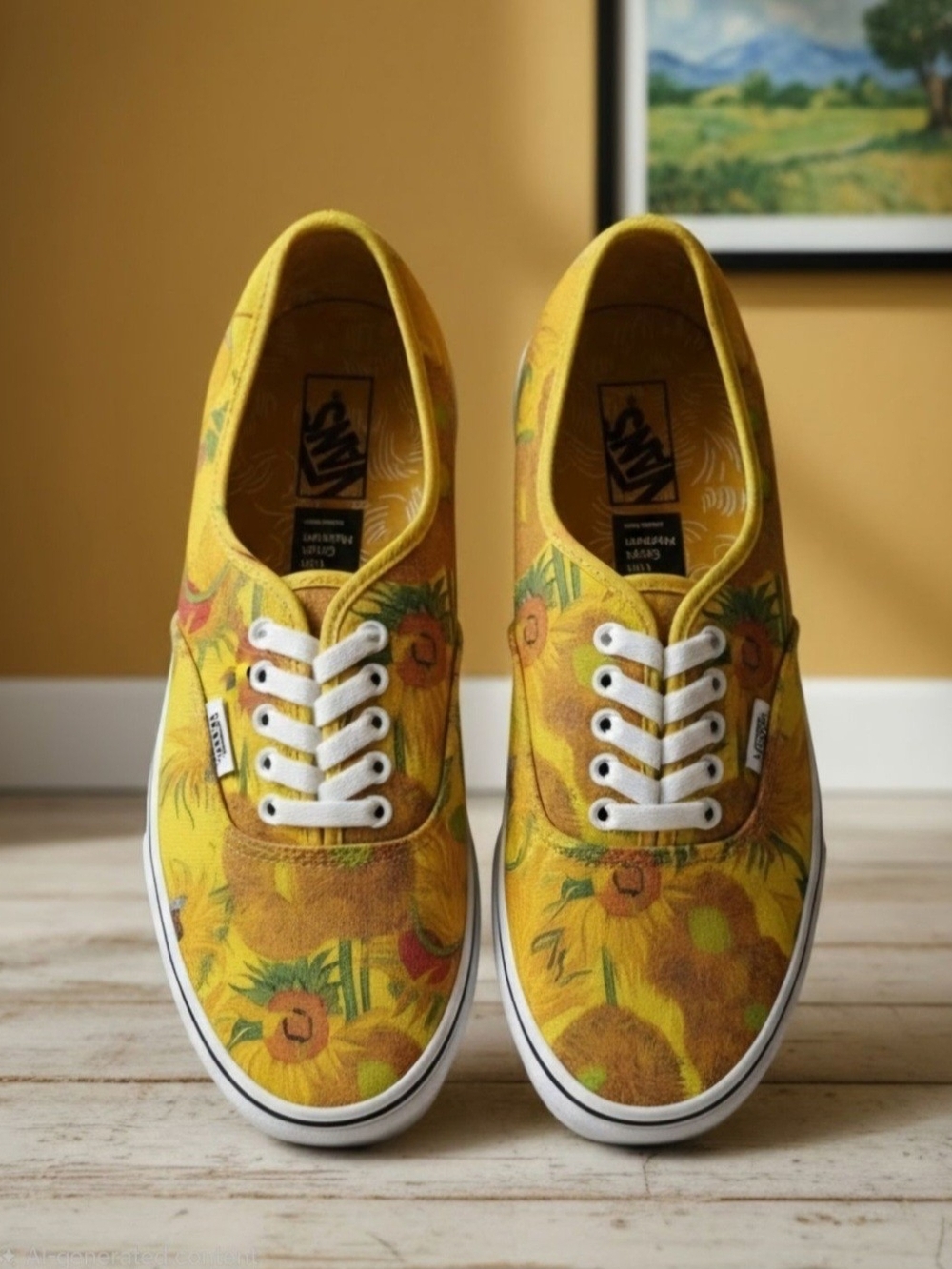 Size 8.5 - Vincent Van Gogh x Vans Authentic Sunflowers
